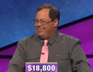 Ben Scripps, today's Jeopardy! winner (for the August 31, 2020 game.)