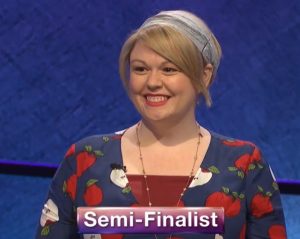 Meggie Kwait, today's Jeopardy! winner (for the May 26, 2020 game.)
