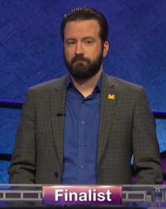 Ben Henri, today's Jeopardy! winner (for the June 3, 2020 game.)