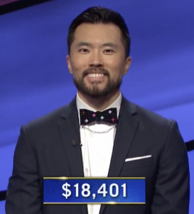 Robert Kaine, today's Jeopardy! winner (for the September 23, 2020 game.)