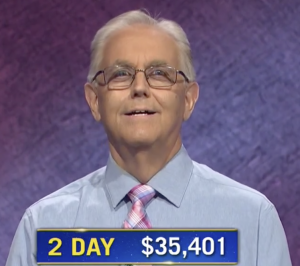 Brian Adams, today's Jeopardy! winner (for the October 26, 2020 game.)