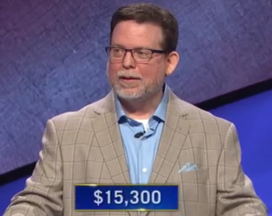 Kevin Walsh, today's Jeopardy! winner (for the October 8, 2020 game.)