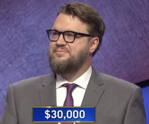 Charlie Fonville, today's Jeopardy! winner (for the November 20, 2020 game.)