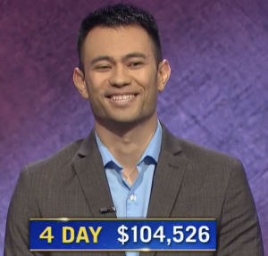 Ryan Hemmel, today's Jeopardy! winner (for the November 30, 2020 game.)