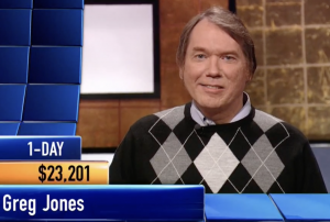 Greg Jones on Jeopardy!
