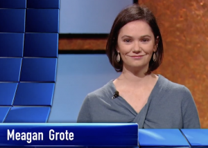 Meagan Grote on Jeopardy!