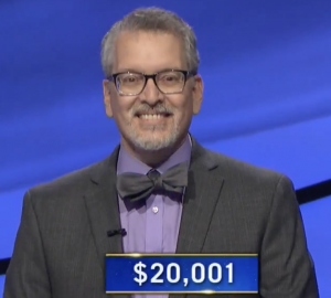 Fred Nelson, today's Jeopardy! winner (for the December 3, 2020 game.)