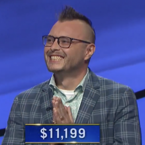 John Vigna, today's Jeopardy! winner (for the December 7, 2020 game.)