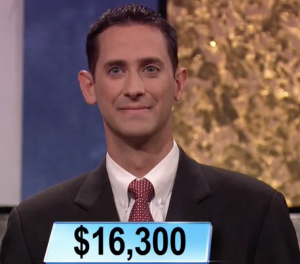 Richard Johnson, today's Jeopardy! winner (for the August 18, 2021 game.)