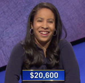 Hanna Howard, today's Jeopardy! winner (for the May 4, 2021 game.)