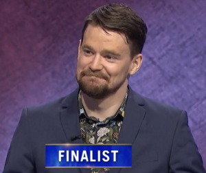 Sam Kavanaugh, today's Jeopardy! winner (for the May 24, 2021 game.)