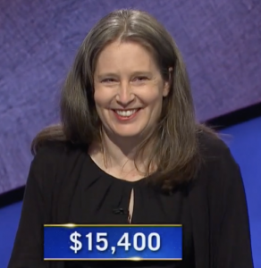 Courtney Shah, today's Jeopardy! winner (for the June 28, 2021 game.)