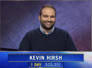 Kevin Hirsh on Jeopardy!