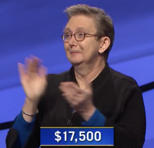 Verlinda Johnson Henning, today's Jeopardy! winner (for the June 7, 2021 game.)