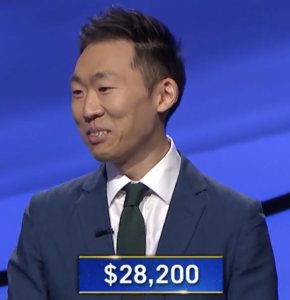 Tim Moon, today's Jeopardy! winner (for the July 12, 2021 game.)