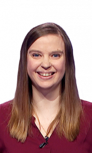 Jaclyn Schuenzel on Jeopardy!