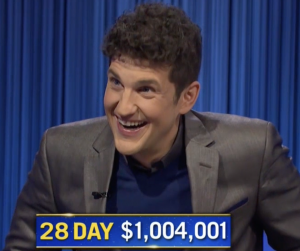 Matt Amodio, today's Jeopardy! winner (for the September 24, 2021 game.)