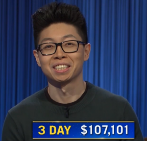 Andrew He, today's Jeopardy! winner (for the November 12, 2021 game.)
