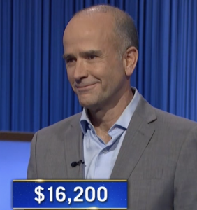 Tony Freitas, today's Jeopardy! winner (for the November 3, 2021 game.)