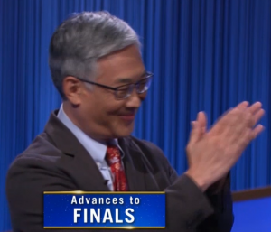 Ed Hashima, today's Jeopardy! winner (for the December 15, 2021 game.)