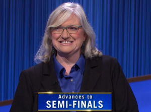 Marti Canipe, today's Jeopardy! winner (for the December 7, 2021 game.)