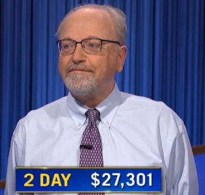 Henry Rozycki, today's Jeopardy! winner (for the February 22, 2022 game.)