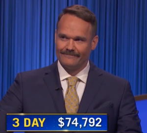 Lawrence Long, today's Jeopardy! winner (for the February 9, 2022 game.)