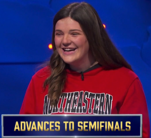 Liz Feltner, today's Jeopardy! National College Championship winner (for quarterfinal #7 on February 11, 2022).