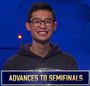 Nam Vu, today's Jeopardy! National College Championship winner (for quarterfinal #11 on February 16, 2022).