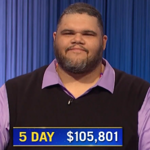 Ryan Long, today's Jeopardy! winner (for the May 19, 2022 game.)