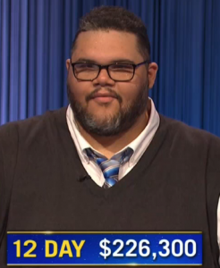 Ryan Long, today's Jeopardy! winner (for the May 30, 2022 game.)