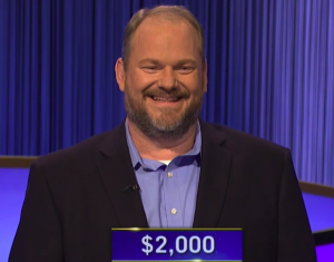 Dave Bzdak, today's Jeopardy! winner (for the June 30, 2022 game.)