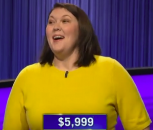 Halley Ryherd, today's Jeopardy! winner (for the June 29, 2022 game.)