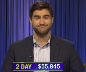 Matt Mierswa, today's Jeopardy! winner (for the July 20, 2022 game.)