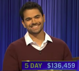 Cris Pannullo, today's Jeopardy! winner (for the October 6, 2022 game.)