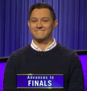 Jack Weller, today's Jeopardy! winner (for the October 25, 2022 game.)
