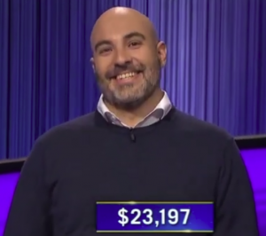 Matthew Ott, today's Jeopardy! winner (for the December 9, 2022 game.)