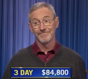 Ray Lalonde, today's Jeopardy! winner (for the December 19, 2022 game.)