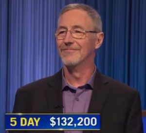 Ray Lalonde, today's Jeopardy! winner (for the December 21, 2022 game.)