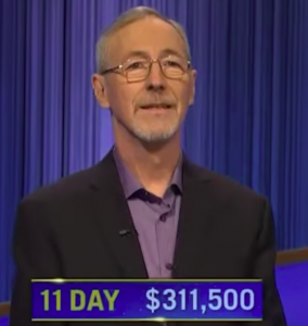 Ray Lalonde, today's Jeopardy! winner (for the December 29, 2022 game.)