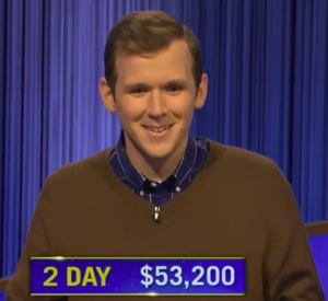Sean McShane, today's Jeopardy! winner (for the December 13, 2022 game.)