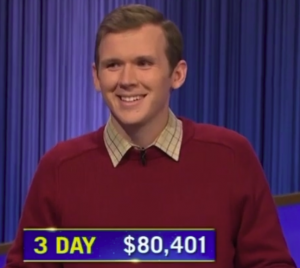Sean McShane, today's Jeopardy! winner (for the December 14, 2022 game.)