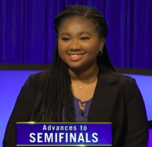 Maya Wright, today's Jeopardy! winner (for the February 20, 2023 game.)