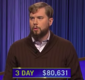 Stephen Webb, today's Jeopardy! winner (for the February 17, 2023 game.)