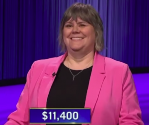 Emma Hill Kepron, today's Jeopardy! winner (for the April 20, 2023 game.)