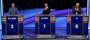 Jeopardy! Masters results for May 15, 2023 (Game 2).