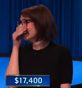Donna Matturri, today's Jeopardy! winner (for the June 23, 2023 game.)