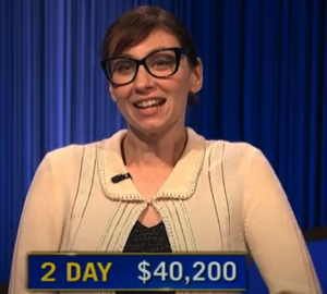 Donna Matturri, today's Jeopardy! winner (for the June 26, 2023 game.)