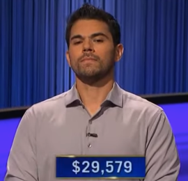 Cris Pannullo, today's Jeopardy! winner (for the September 8, 2023 game.)