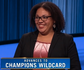 Deanna Bolio, today's Jeopardy! winner (for the September 22, 2023 game.)